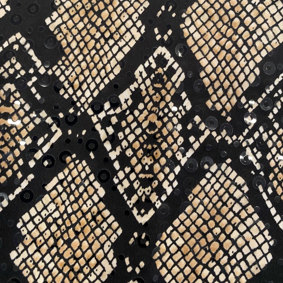 Sequin Snakeskin Print Skirt n Top Set by Windsor 🐍 - Picture 3 of 3